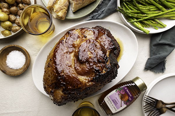 Apricot-Honey Glazed Ham
